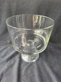 Clear Glass Trifle Dish