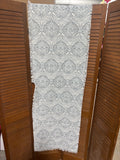 Joie Blue/White Table Runner
