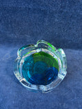Murano Style Glass Ash Tray