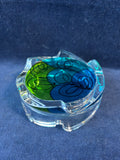Murano Style Glass Ash Tray