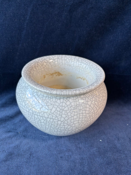 Ceramic Crackle Violet Planter
