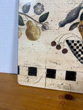 Set Of 6 Impressions Style Cork Back Placemats Fruit Bowl Theme