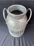 Galvanized Flower Market Milk Can No 107