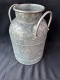 Galvanized Flower Market Milk Can No 107