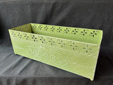 Sage Green Metal Herb Planter Box