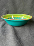 18-Piece Target Home Threshold Melamine Aqua Green Brown Dish Set