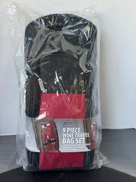 New Kovot 9-Piece Wine Travel Bag Set