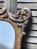 Vintage Oak Framed Mirror (see description)