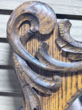 Vintage Oak Framed Mirror (see description)