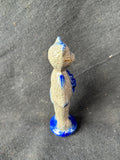 Salmon Falls Style Stoneware Teddy Bear With Tree Stoneware Unsigned