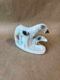 Borzoi Russian Wolfhound Dog Porcelain Figurine
