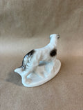 Borzoi Russian Wolfhound Dog Porcelain Figurine