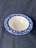 21-Piece Pfaltzgraff Blue Splatter Sponge Rim China Set