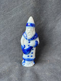 Salmon Falls Stoneware Style Pottery Christmas Santa Claus Ornament