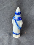Salmon Falls Stoneware Style Pottery Christmas Santa Claus Ornament