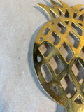 Brass Tone Pineapple Trivet