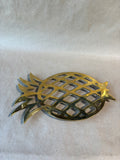 Brass Tone Pineapple Trivet