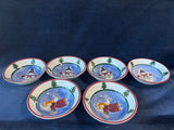 Set Of 6 Christmas Themed Bowls