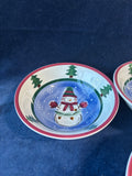 Set Of 6 Christmas Themed Bowls