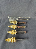 Boston Warehouse Christmas Tree Spreaders & Cheese Knives Lot (6)
