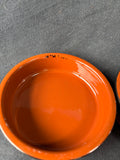 Set Of 2 Cermer Ramekins Terracotta Pottery Baking Dishes