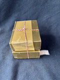 Set Of 12 Off-White Porcelain Floral Place-card Holders