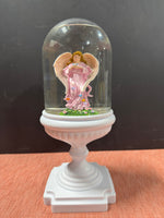 Winter Lane Musical Lighted Snowglobe Springtime Angel Pink