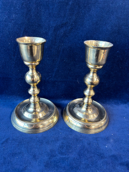 Pair Of Brass Candlesticks