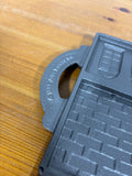 John Wright Gray Cast Iron The Gingerbread House Mold 2 Sided Baking Pan