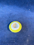 Bright Yellow Floral Trinket Box