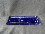 Bennington Potters Blue Agate Spoon Rest David Gil (BB)