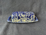Bennington Potters Blue Agate Butter Dish (CC)