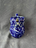 Bennington Pottery Blue Agate Spongeware Pitcher (EE)