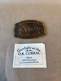 1981 Gunfight at The OK Corral 100th Anniversary Belt Buckle (A)