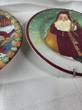Assorted Lot Of Decorative Christmas Plates (3)