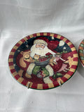 Assorted Lot Of Decorative Christmas Plates (3)