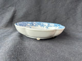 TH Jefferson Monticello Blue And White Trinket Dish