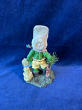 Frog With A Dog Hunting Resin Figurine *Read Description*