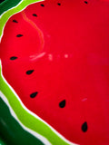 Set Of 6 Melamine Watermelon Plates