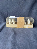 Set Of 5 Porcelain Dresden Floral Napkin Rings (A)