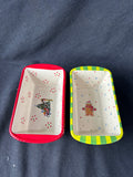 Lot Of 2 Temptations by Tara Old World Mini Loaf Pans w/Lid