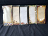 Lot Of 5 Primitive List Pads, Unopened