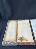 Lot Of 5 Primitive List Pads, Unopened