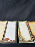 Lot Of 5 Primitive List Pads, Unopened