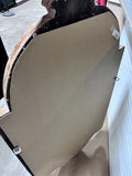 Distressed Gold Mirror with Crest (Resin/Poly Foam)