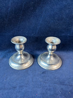 Pair Of Salisbury Pewter Hand Crafted Candlesticks