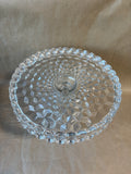 Fostoria American-Cubist Style Pedestal Cake Stand