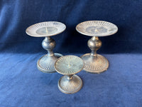 Set Of 3 Andrea By Sadek Pillar Candle Holders