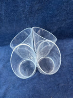 Plastic 4 Compartment Holder
