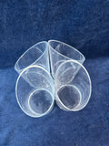 Plastic 4 Compartment Holder
